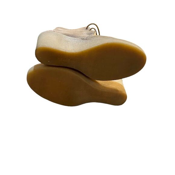 PIERRE HARDY Tan suede lace up shearling wedge ankle desert chukka boots sz 9 40 - Picture 7 of 13